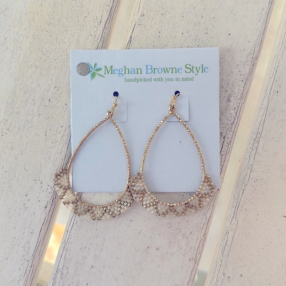 Gold earrings